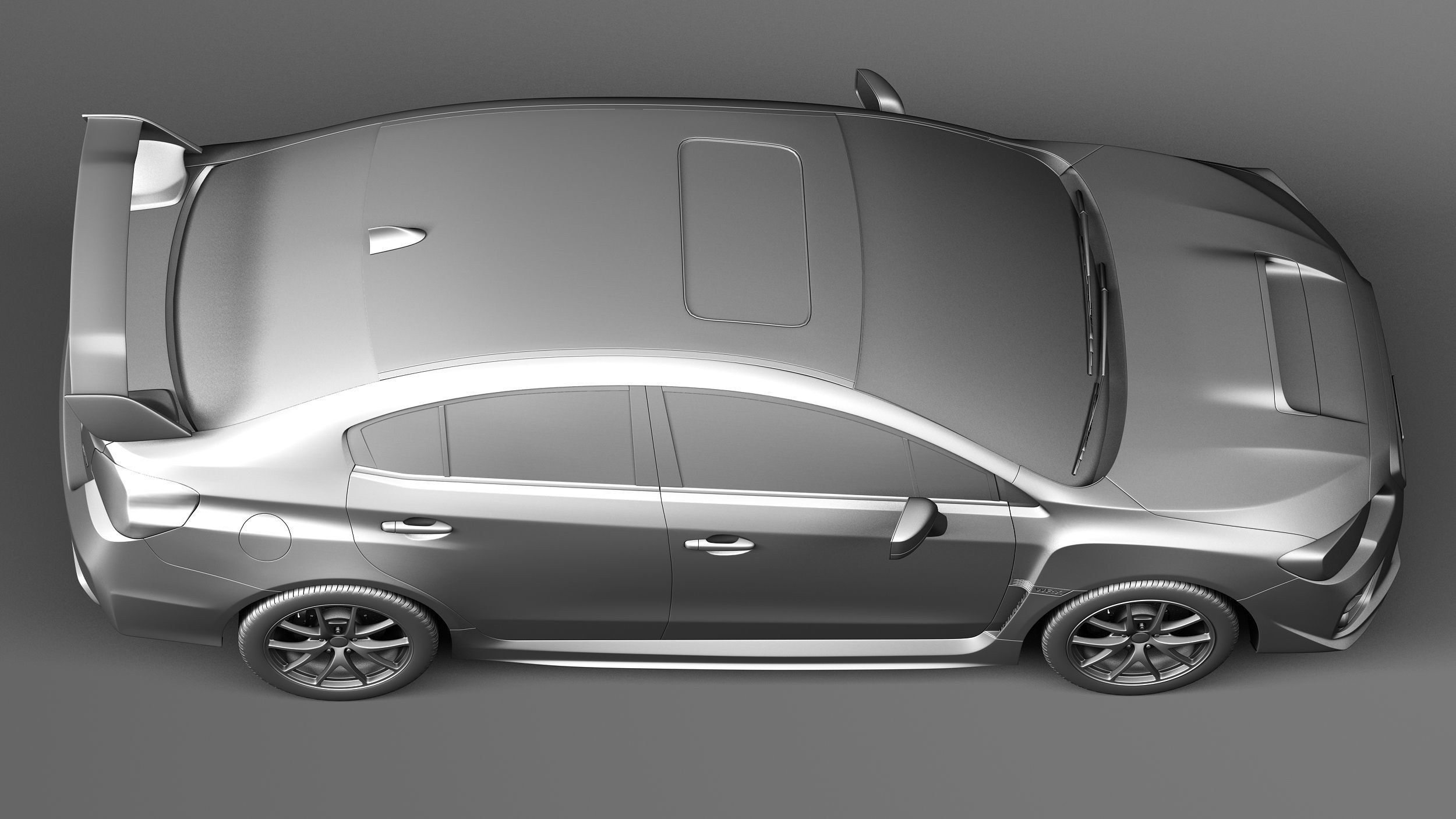 Subaru Impreza WRX STI 2015 3D model_15