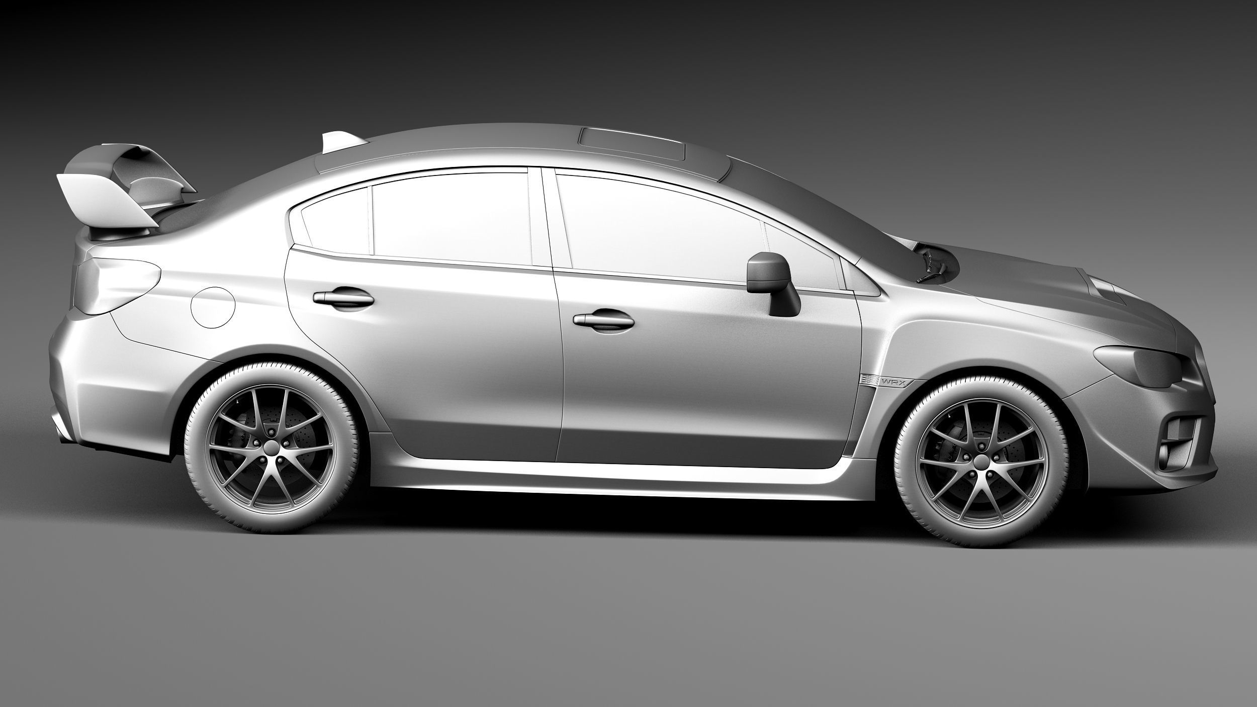 Subaru Impreza WRX STI 2015 3D model_14
