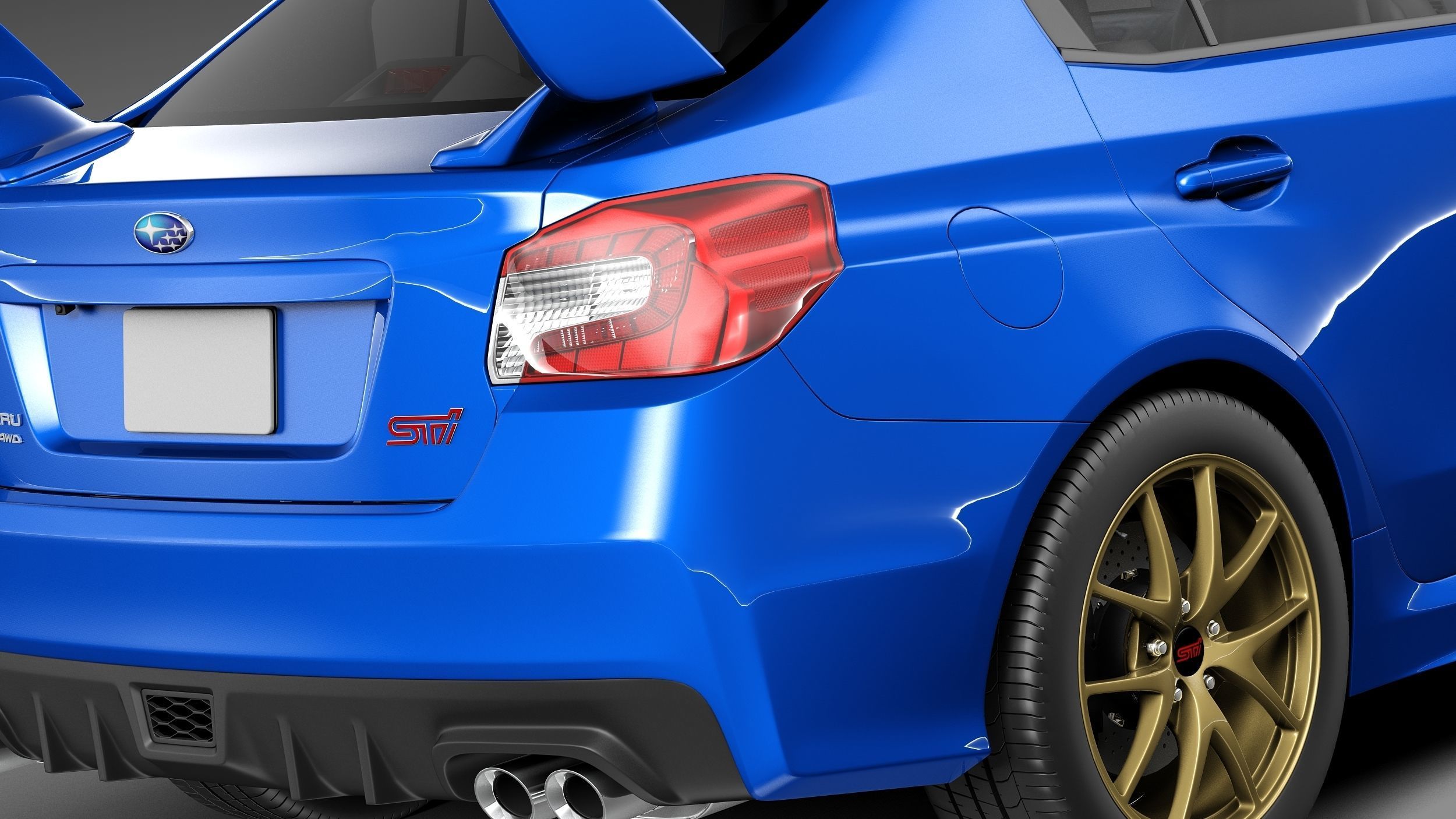 Subaru Impreza WRX STI 2015 3D model_3