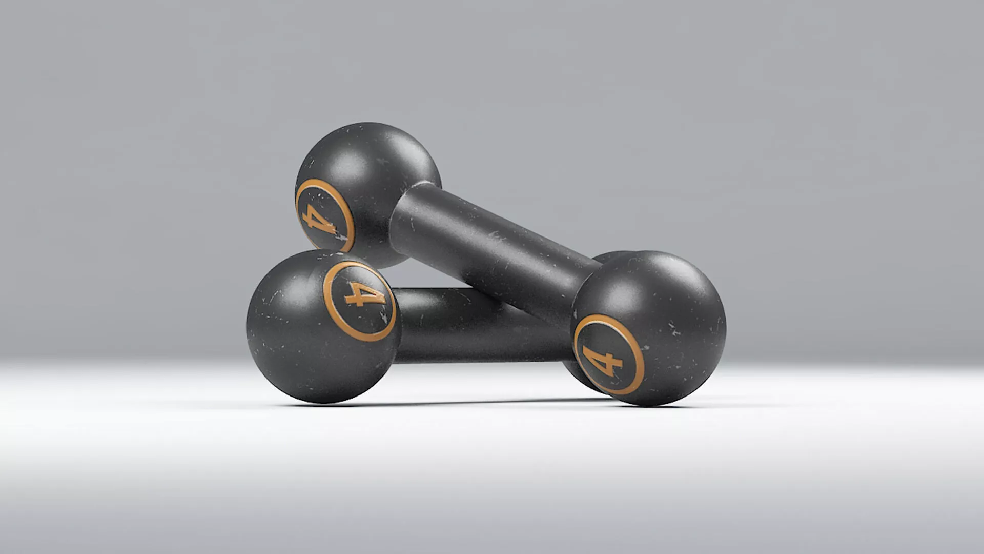 Gym Dumbbell 4 3D model