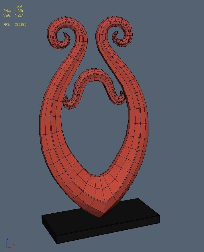 Abstract Figure m026 P 3D print model_6