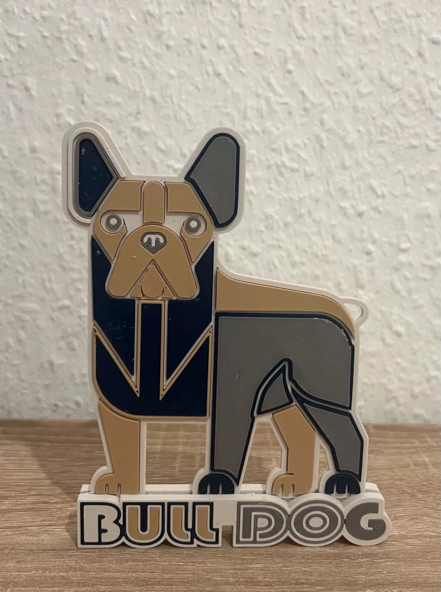 Designer Bulldog Logo No AMS Multi Color Print Hund 3D print model