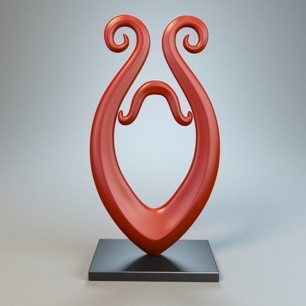 Abstract Figure 3D model_2