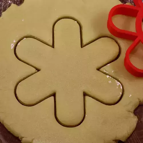 Large snowflake cookie cutter for professional
