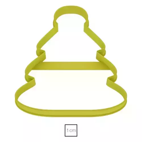 Christmas toy tree cookie cutter for professional