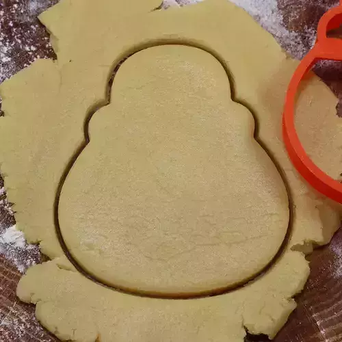 Snowman cookie cutter for professional