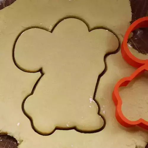 Santa Claus with bag cookie cutter for professional