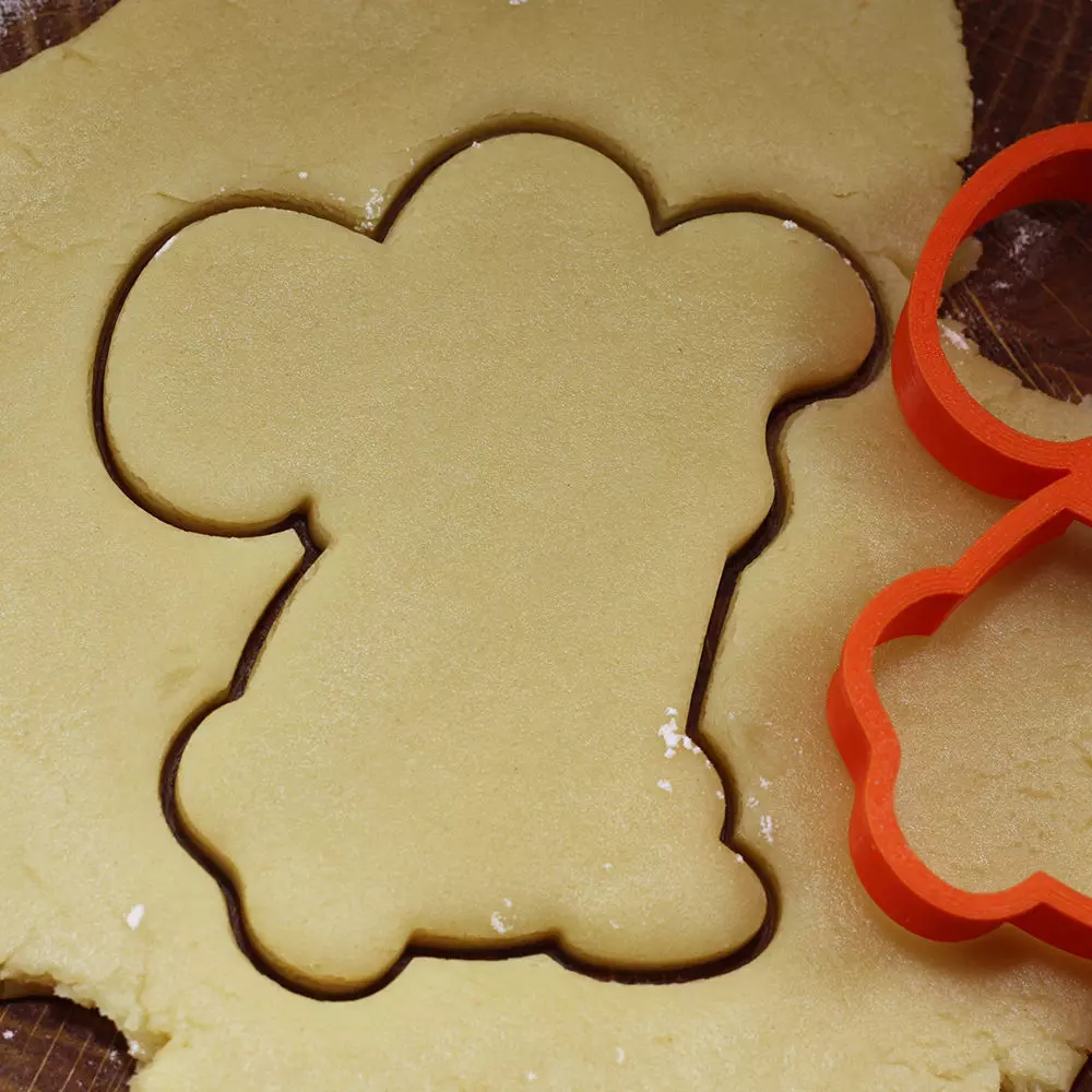 Santa Claus with bag cookie cutter for professional Free 3D print model