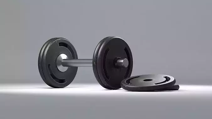 Adjustable Dumbbell Set with Weight Plates - PBR