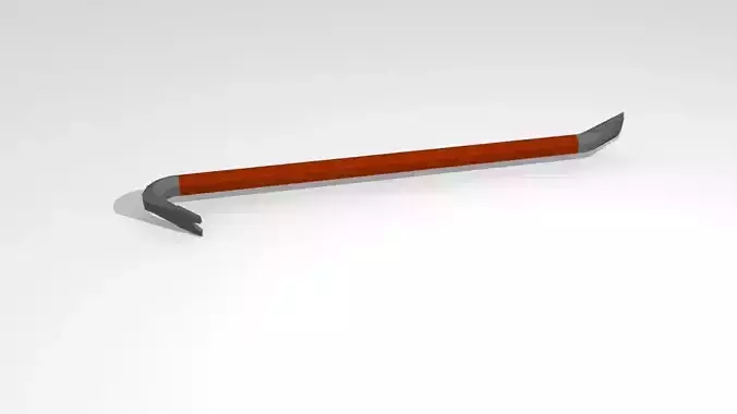 Crowbar metal tool Free 3D print model