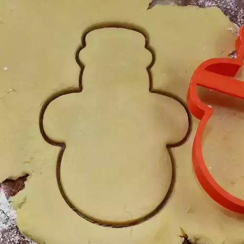 Snowman 8 cookie cutter for professional