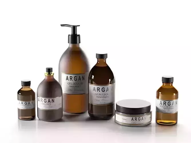 Cote Bastide Argan Perfume Products Line 3D model