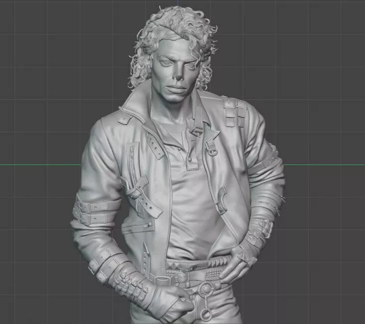 Michael Jackson BAD - 3D Model 3D print model