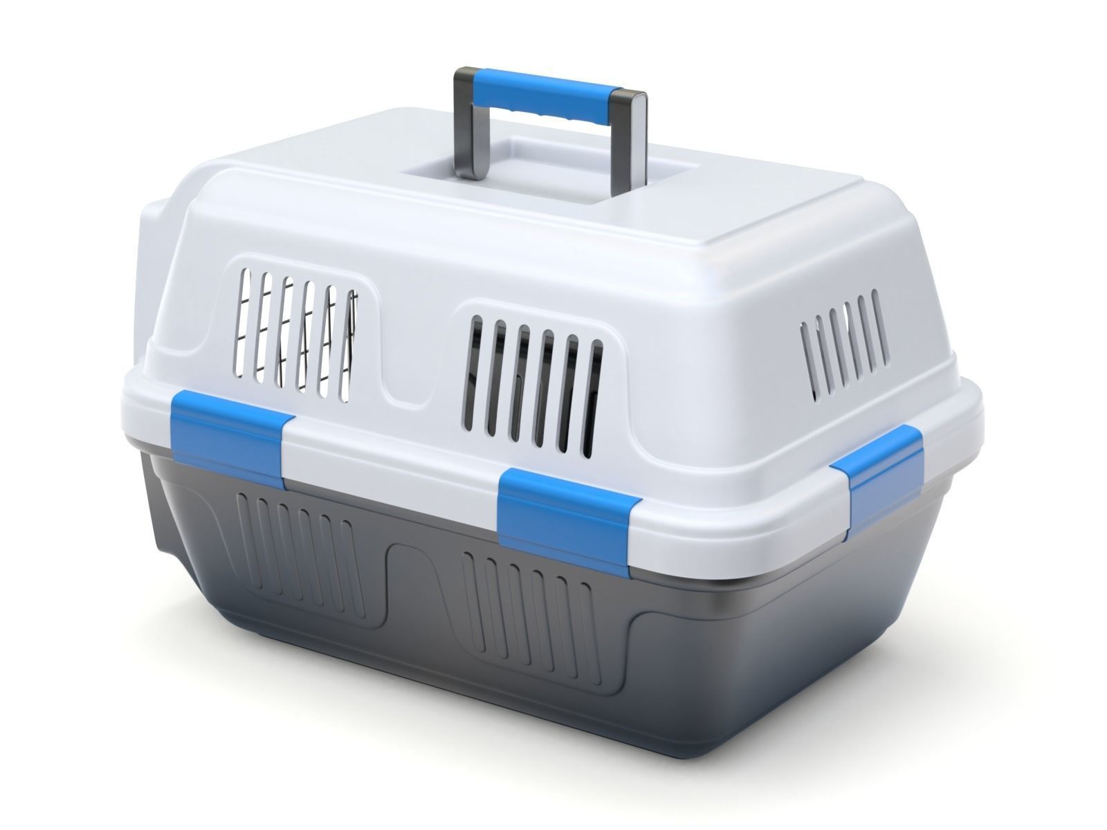 Pet carrier for traveling 3D model_8