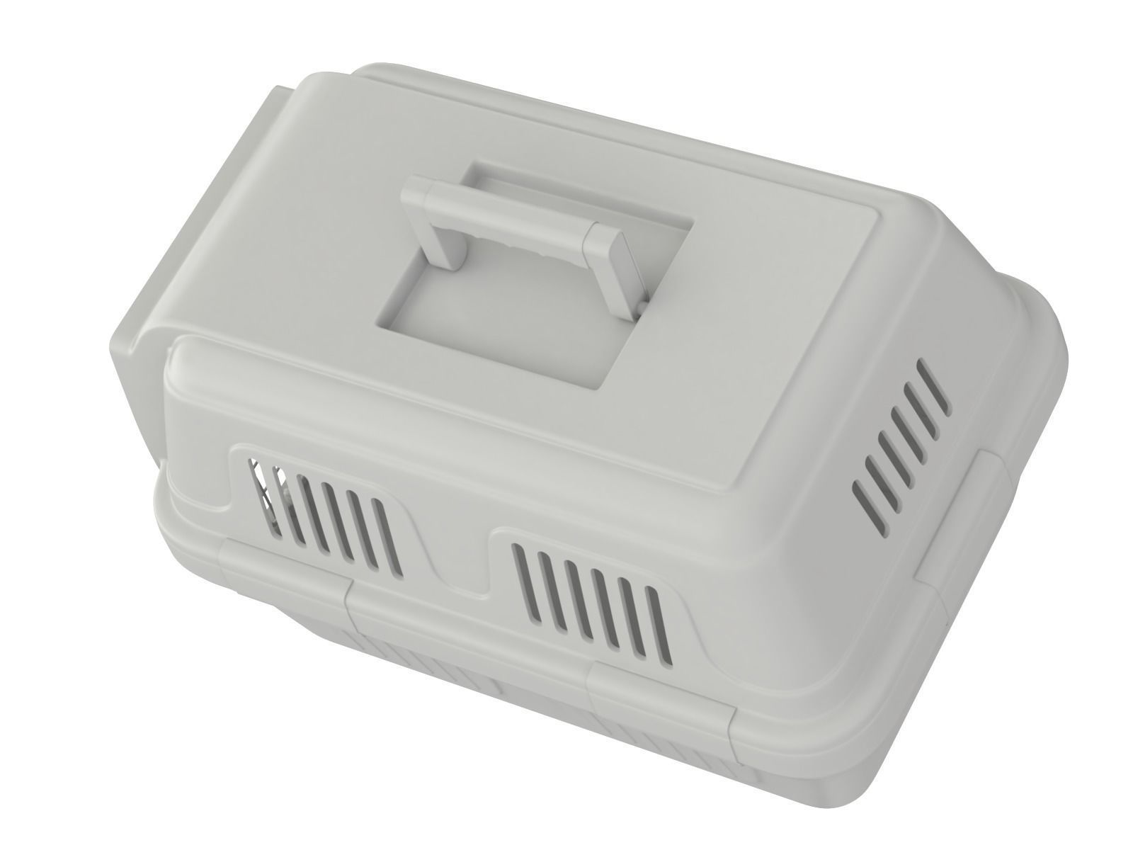 Pet carrier for traveling 3D model_12