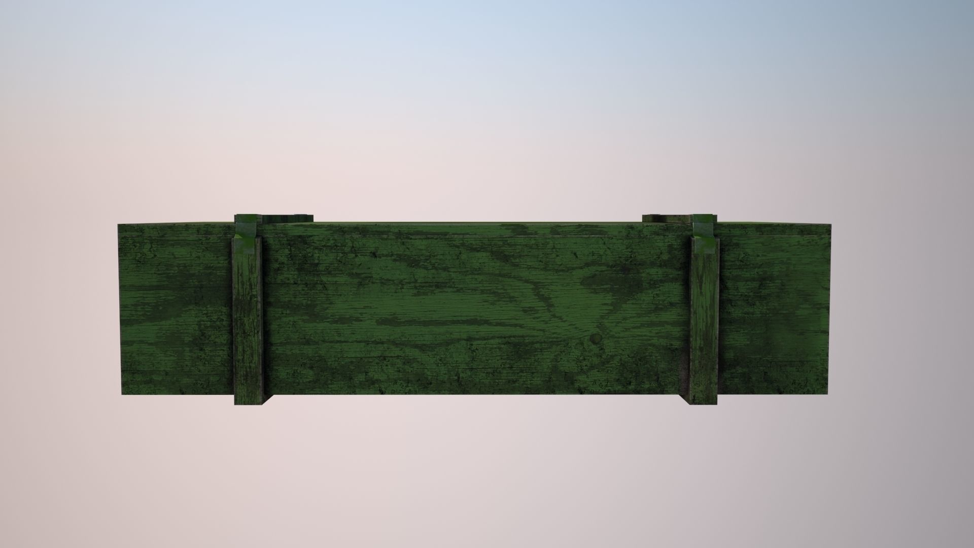 Gun box Low-poly 3D model_3