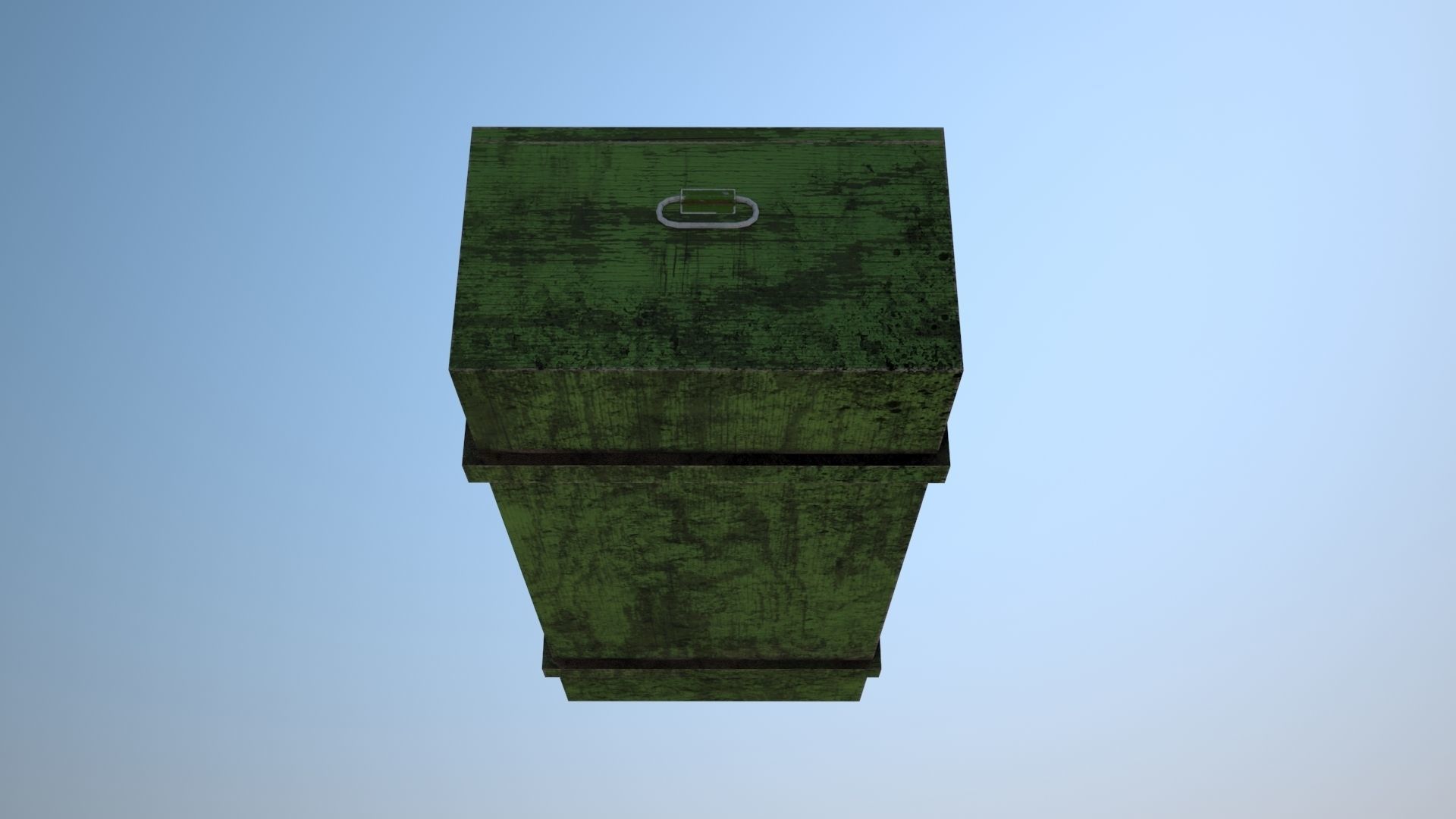 Gun box Low-poly 3D model_7