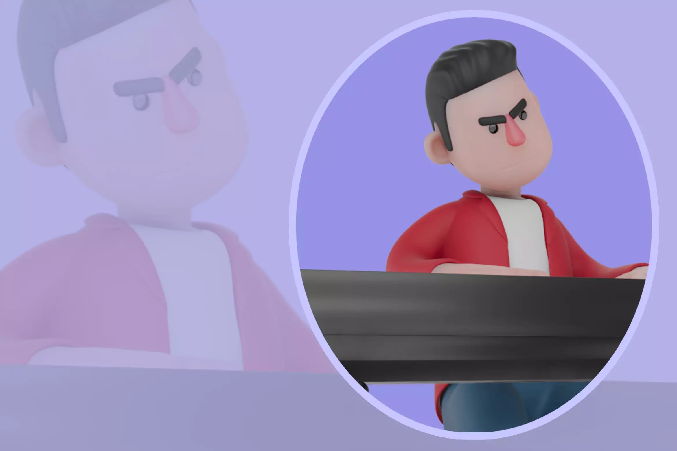Stylized 3D Singer Character - Playing Keyboard 3D model