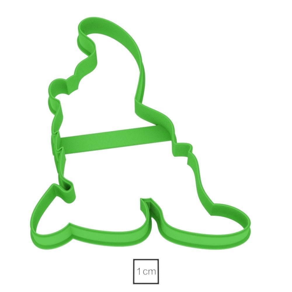 Gnom cookie cutter for professional Free 3D print model_1