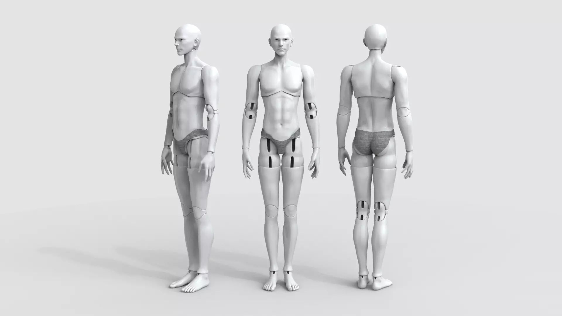 BJD doll boy Brielle ball joint doll 3D print model