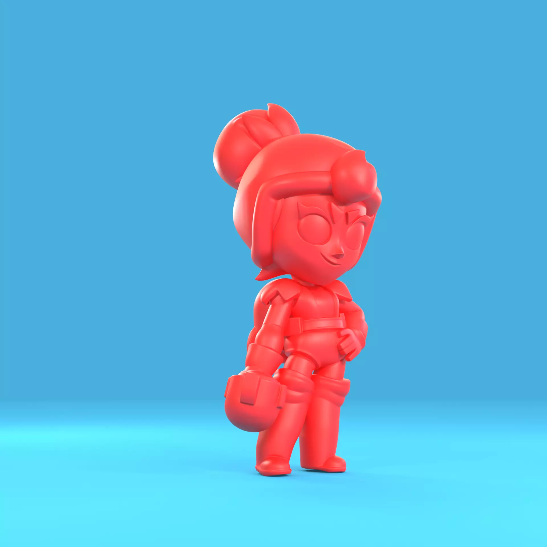 Janet Original - Brawl Stars 3D print model
