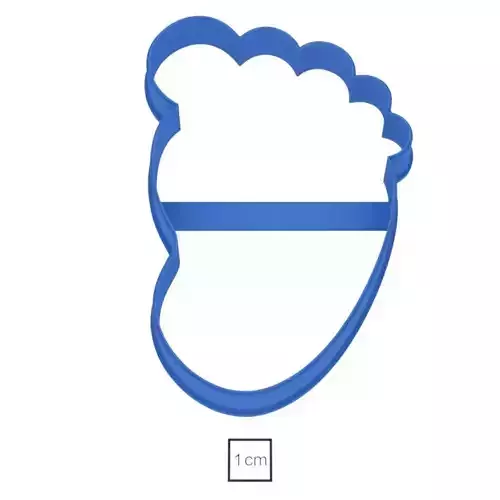 Child leg cookie cutter for professional