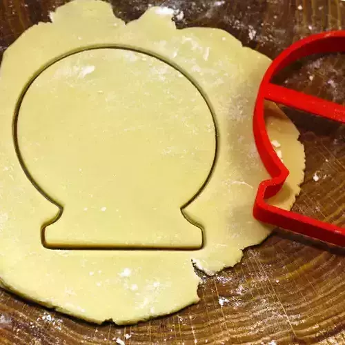 Snow ball number 2 cookie cutter for professional