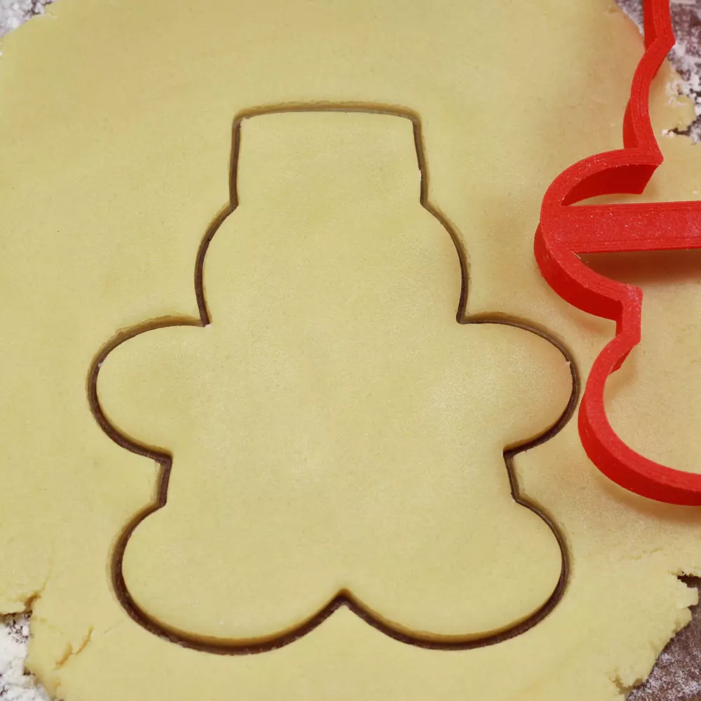 Gingy in the hat cookie cutter for professional Free 3D print model