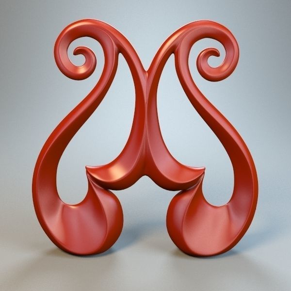 Abstract Figure 3D model_2