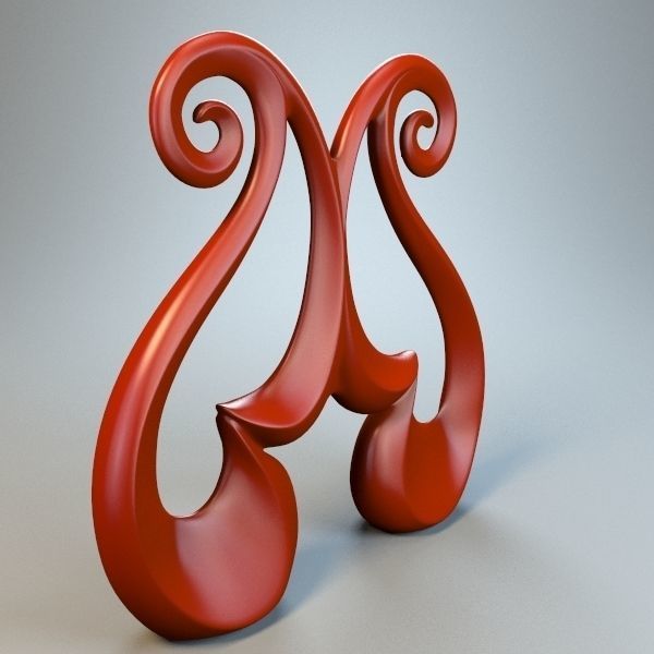 Abstract Figure 3D model_3