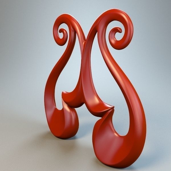 Abstract Figure 3D model_1