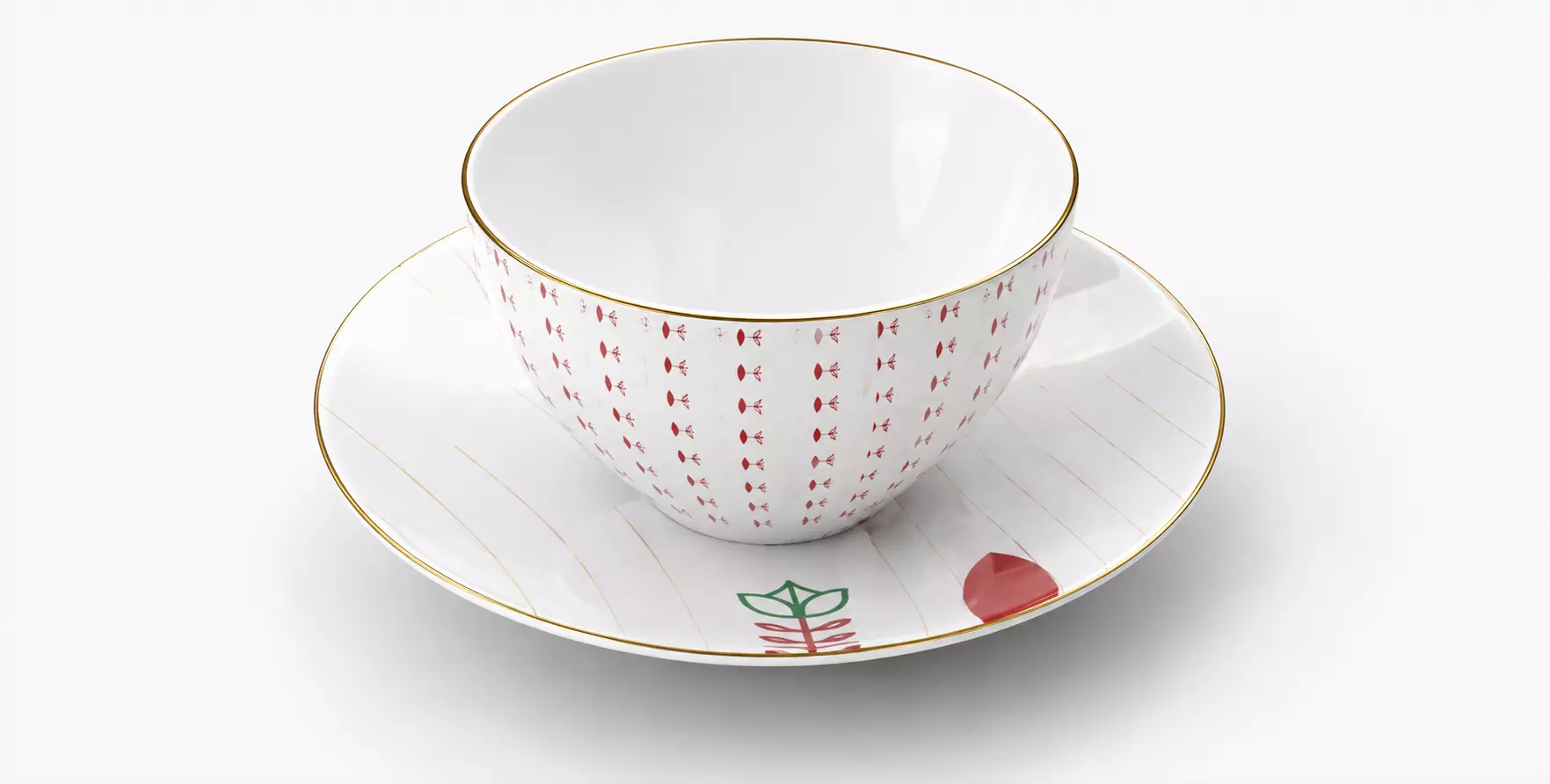 Traditional African coffee cup 3D print model