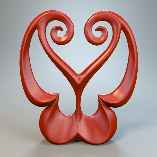 Abstract Figure m029 P 3D print model_2