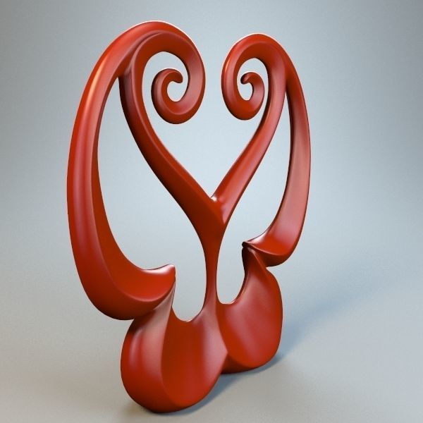 Abstract Figure m029 P 3D print model_3