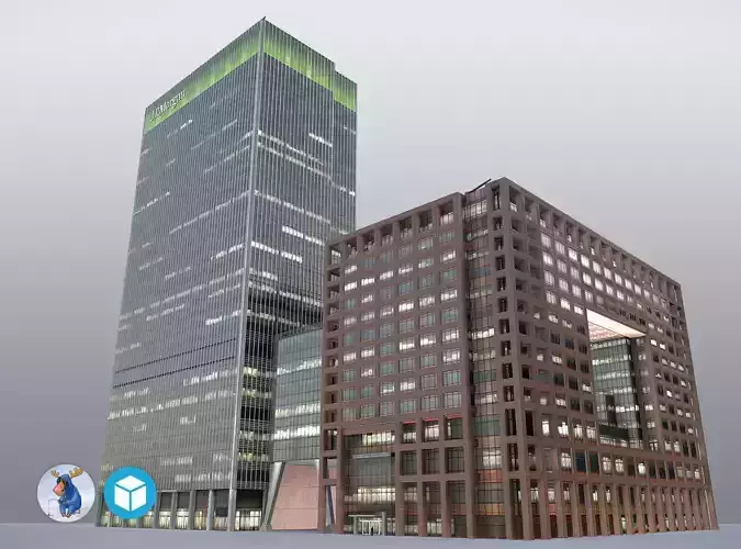 London 25Bank Street JPMorgan Skyscraper