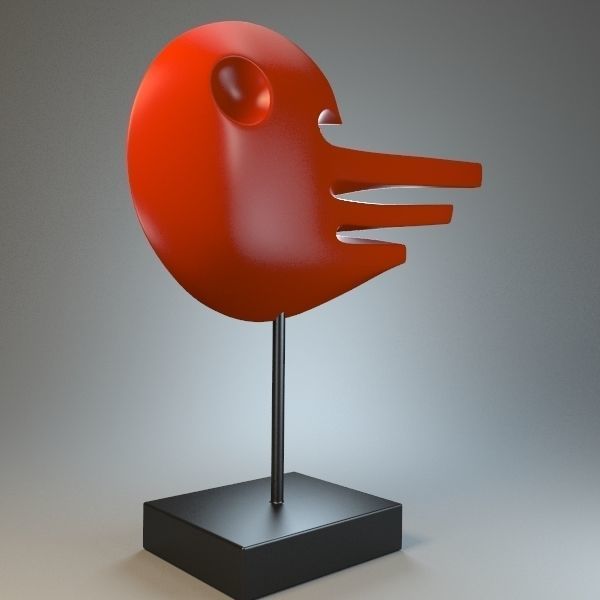 Sculpture Wing Pegasus P 3D print model_1