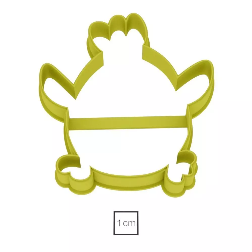 Chicken 2 cookie cutter for professional Free 3D print model