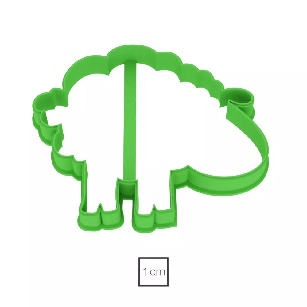 Sheep 1 cookie cutter for professional Free 3D print model