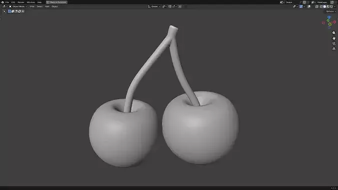 Cherry Twins 3D print model 6