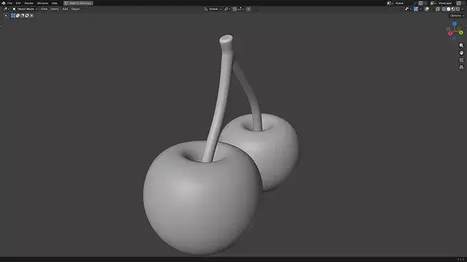 Cherry Twins 3D print model 7