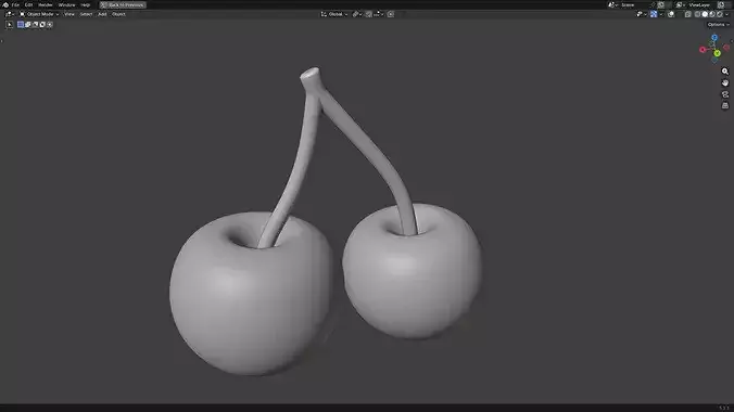 Cherry Twins 3D print model 4