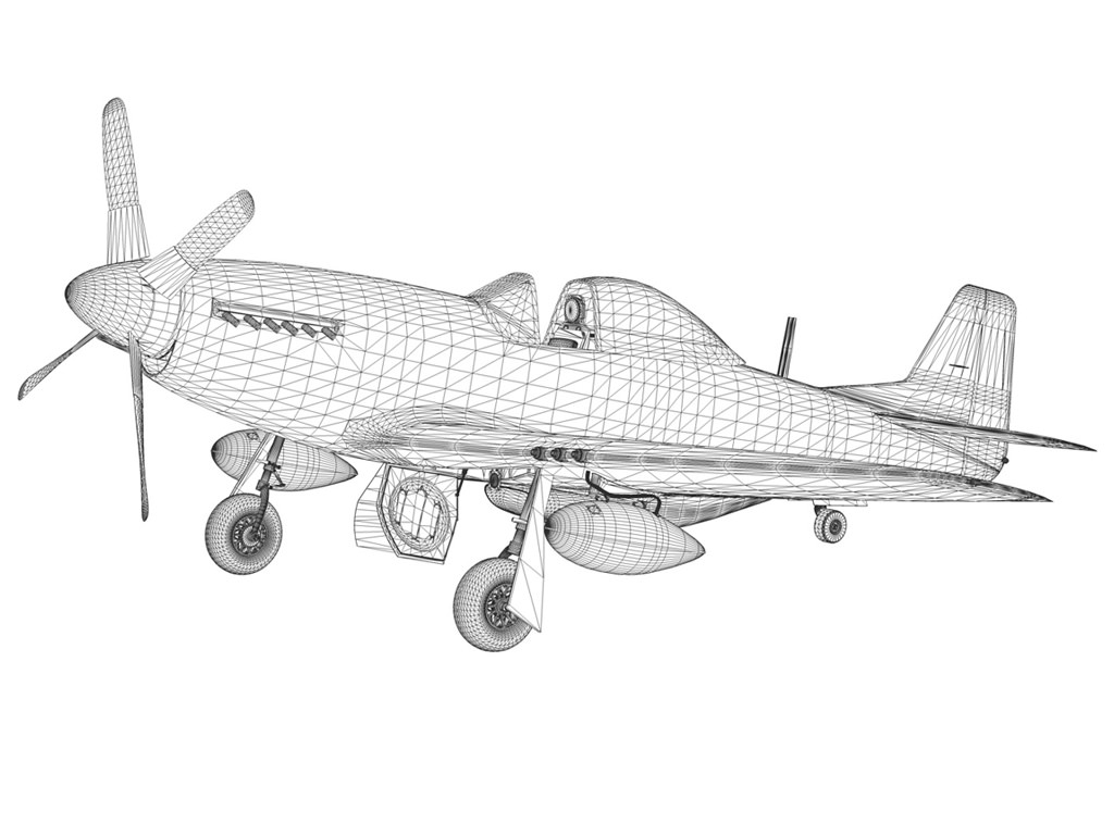 North American P-51D Mustang - Fighting Lady 3D model_18