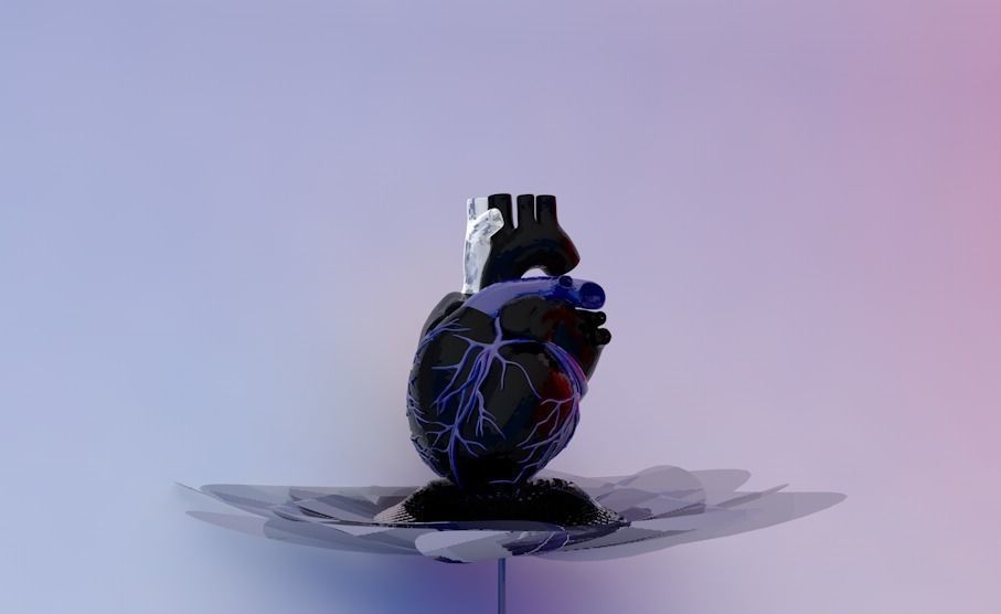 Heart Flower 3D model_0