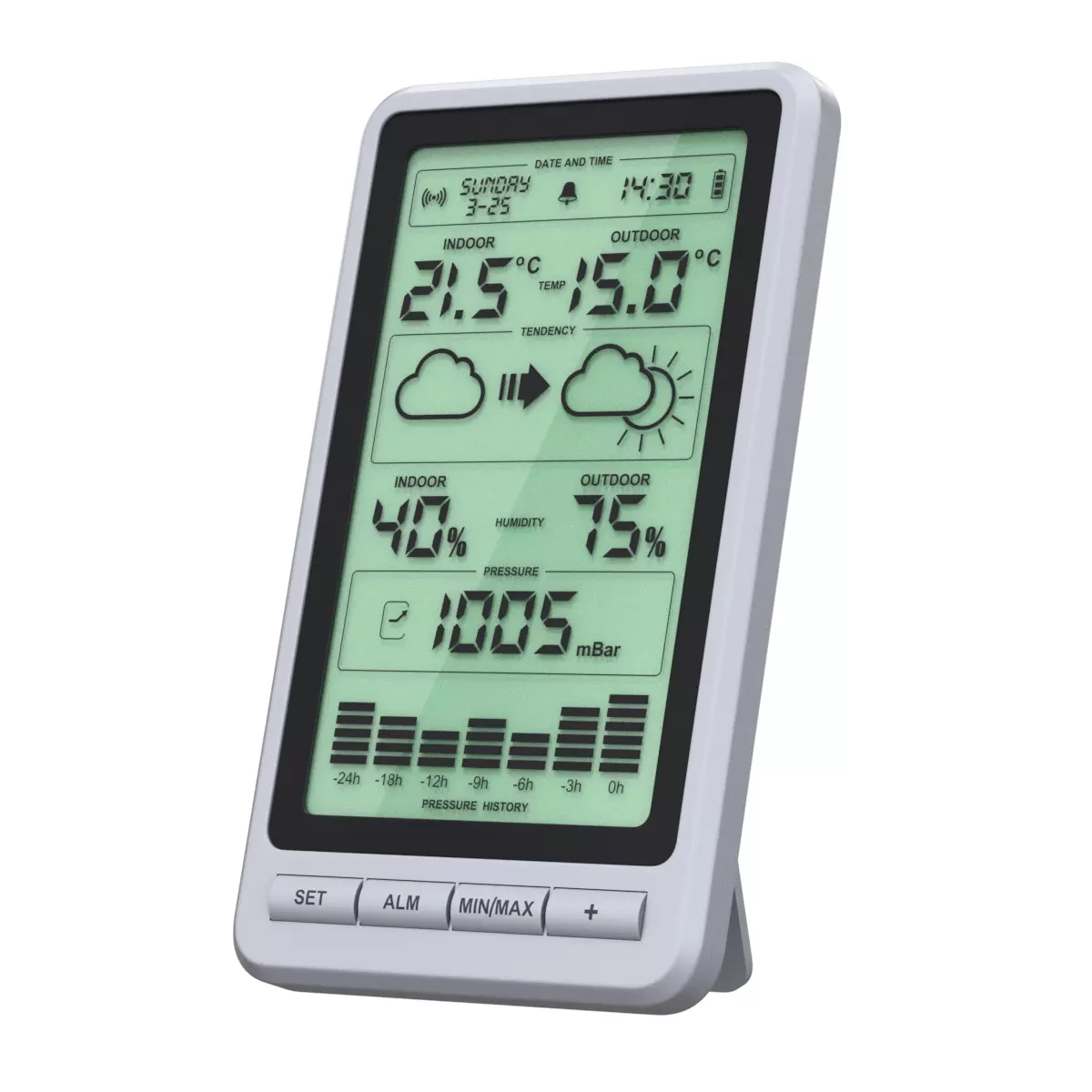 Digital home weather station 3D model_0