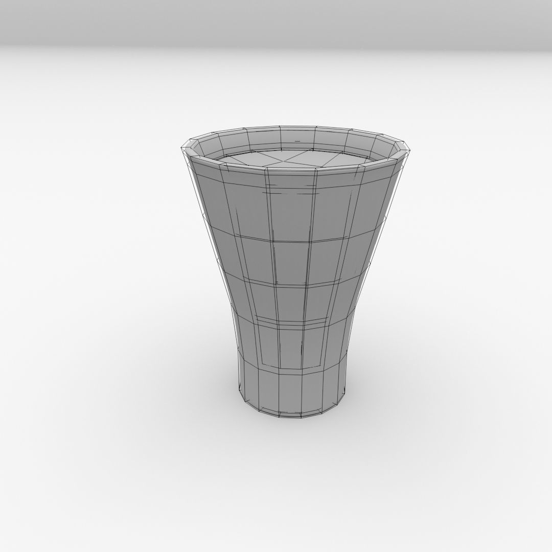 Glass With Drink v2 3D model_4