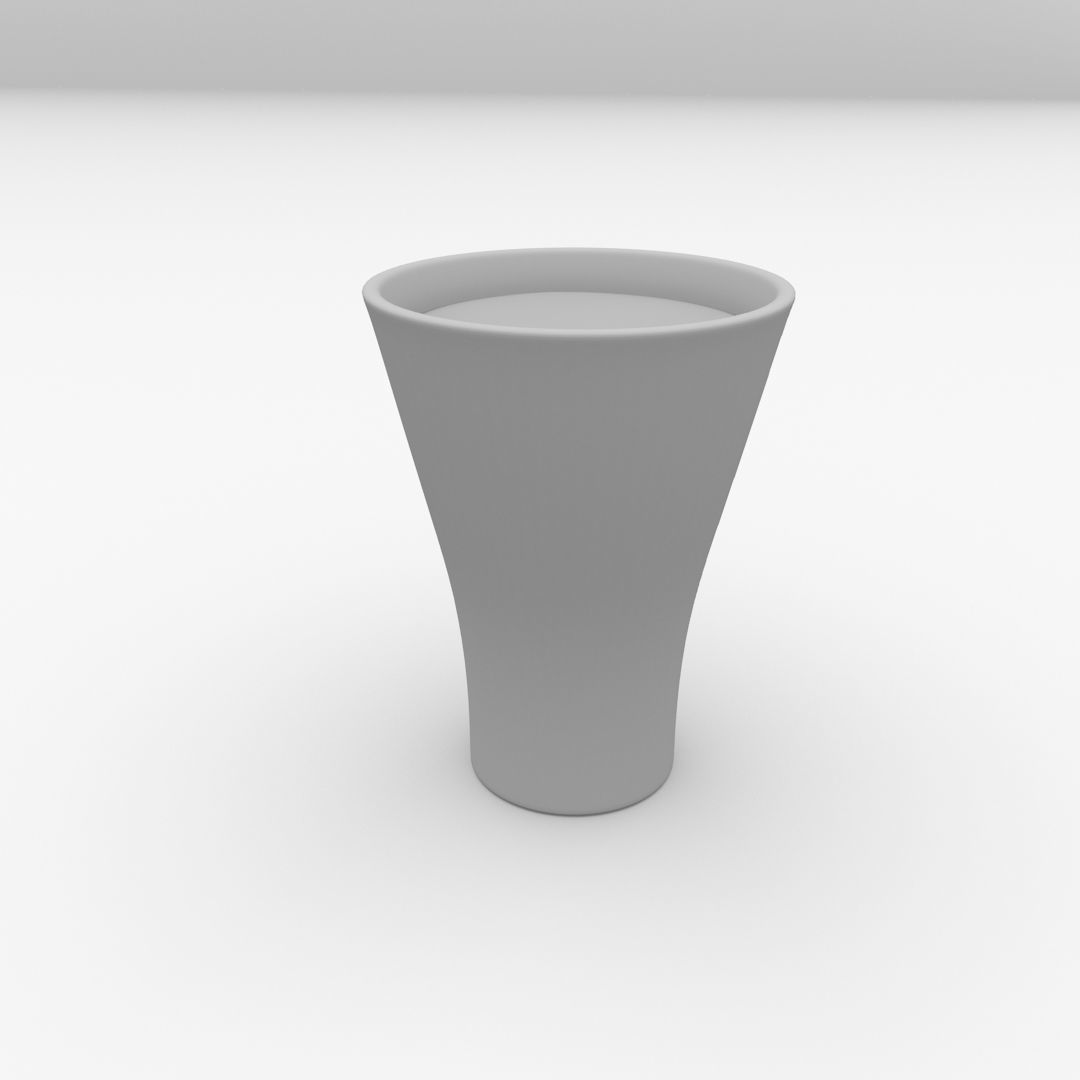 Glass With Drink v2 3D model_3