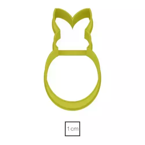 Bunny 2 cookie cutter for professional