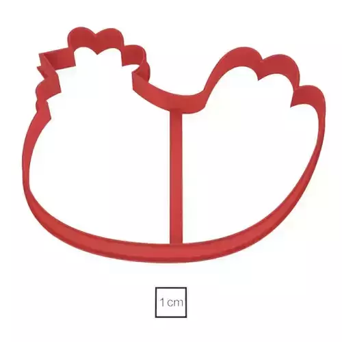 Kurochka Ryaba cookie cutter for professional