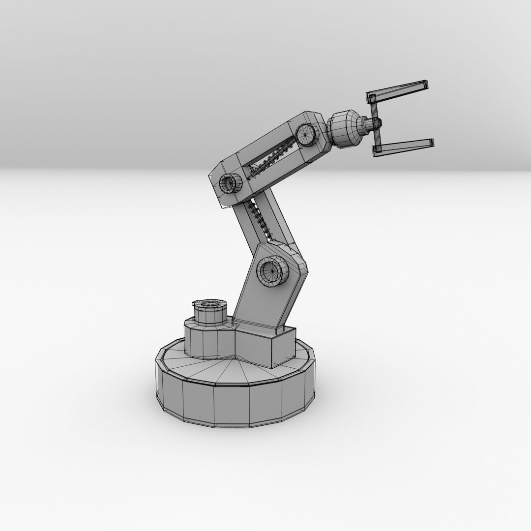Robotic Arm 3D model_4