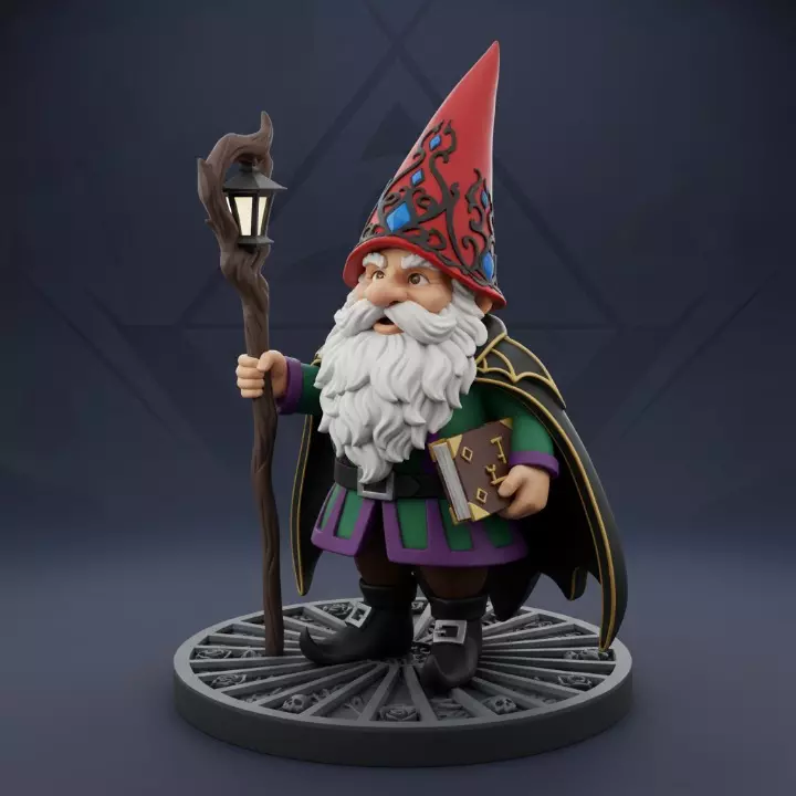 4285 Fairy Tale Gnome Full Body Figurine STL DND ARTE 3D print model